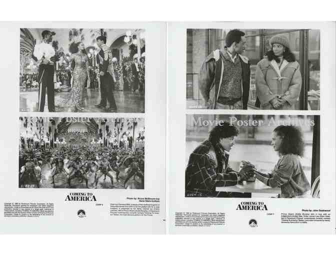 COMING TO AMERICA, 1988, 8x10 stills, Eddie Murphy, Arsenio Hall, James Earl Jones.
