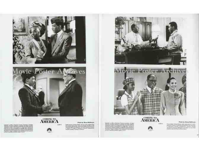 COMING TO AMERICA, 1988, 8x10 stills, Eddie Murphy, Arsenio Hall, James Earl Jones.