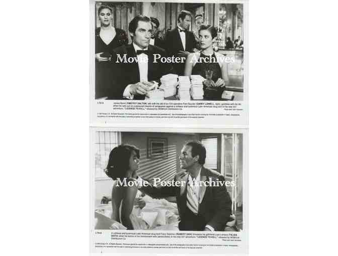 LICENCE TO KILL, 1989, 8x10 production stills, Timothy Dalton as James Bond, Robert Davi