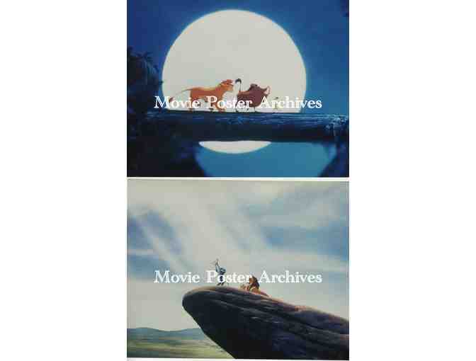 LION KING, 1994, 8x10 color photos for Walt Disneys animated musical family jungle cartoon