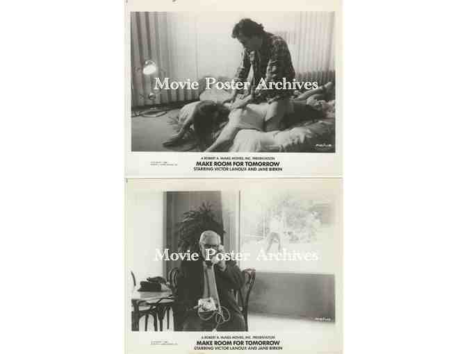 MAKE ROOM FOR TOMORROW, 1979, 8x10 production stills, Jane Birkin, Victor Lanoux, Pasquali