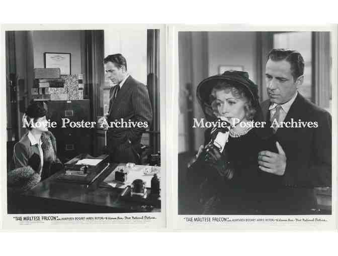 MALTESE FALCON  A, 1941, 8x10 production stills, Humphrey Bogart, Peter Lorre, Mary Astor