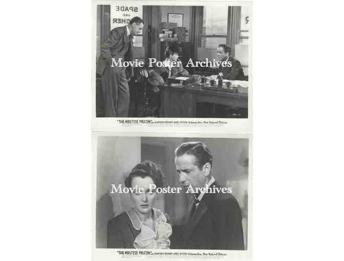 MALTESE FALCON  B, 1941, 8x10 production stills, Humphrey Bogart, Peter Lorre, Mary Astor