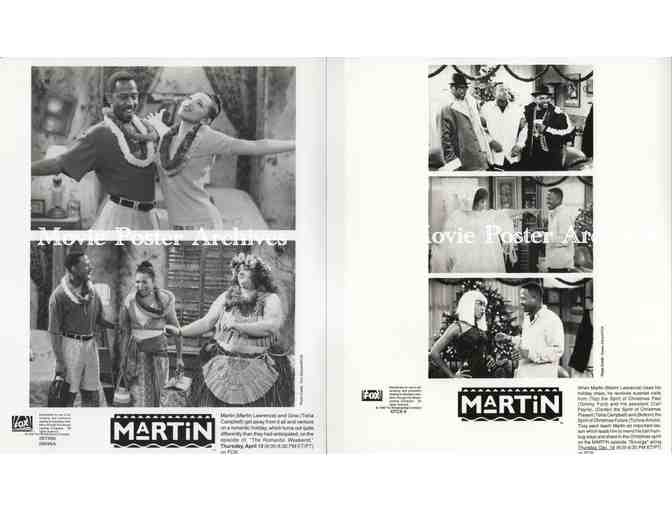 MARTIN, 8x10 tv studio stills, Martin Lawrence, Tisha Campbell, Garrett Morris, Jon Gries, Arnold