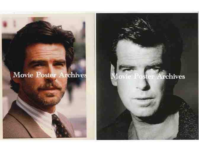PIERCE BROSNAN, group of color and B/W classic celebrity portraits and photos