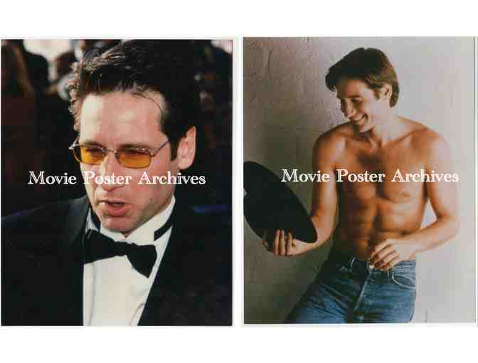 DAVID DUCHOVNY, group of color and B/W classic celebrity portraits and photos