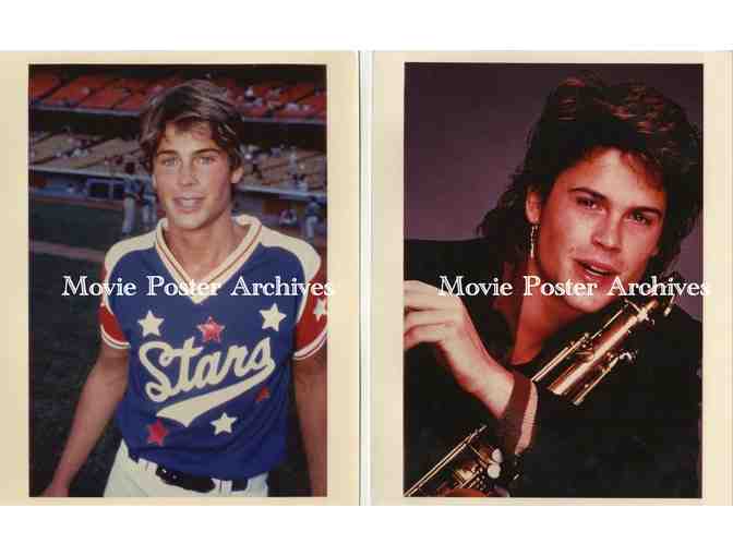 ROB LOWE, group of color and B/W classic celebrity portraits and photos
