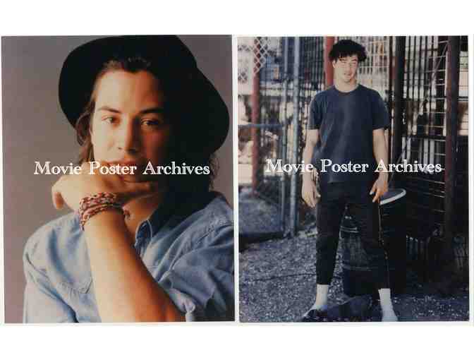 KEANU REEVES, group of color and B/W classic celebrity portraits and photos