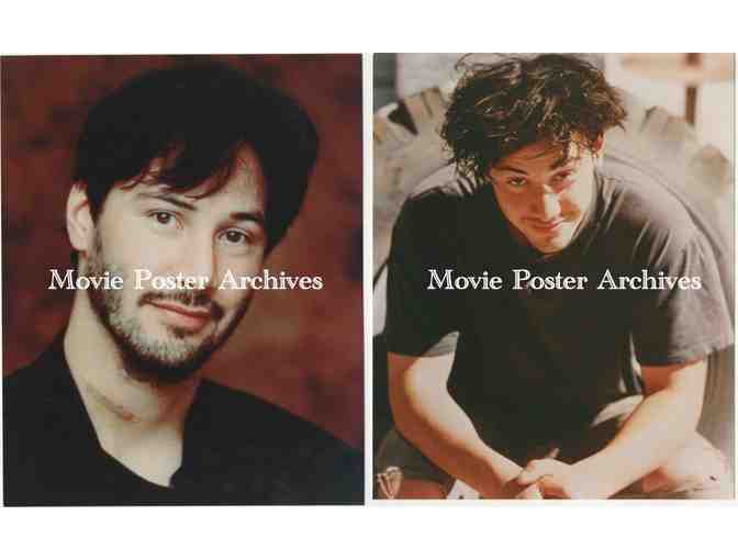 KEANU REEVES, group of color and B/W classic celebrity portraits and photos