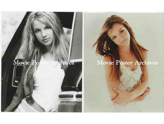 BRITNEY SPEARS, group of color and B/W classic celebrity portraits and photos
