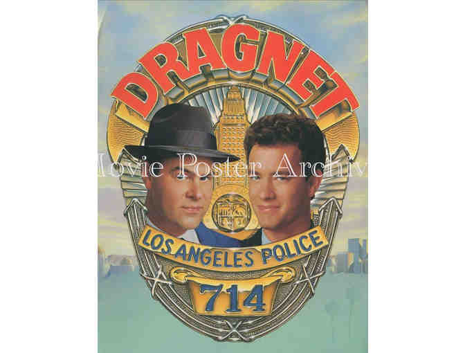 DRAGNET, 1987, program, Dan Aykroyd, Tom Hanks, Christopher Plummer, Harry Morgan