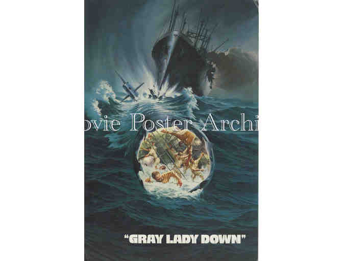 GRAY LADY DOWN, 1978, program, Charlton Heston, David Carradine, Stacy Keach, Christopher Reeve