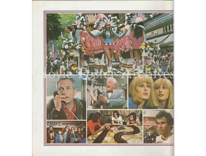 SLAP SHOT, 1977, program, Paul Newman, Michael Ontkean, Lindsay Crouse, Strother Martin