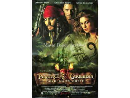 PIRATES OF THE CARIBBEAN: DEAD MANS CHEST, 2006, movie poster, Johnny Depp, Orlando Bloom