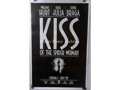 KISS OF THE SPIDER WOMAN, 1985, movie poster, Raul Julia, Sonia Braga