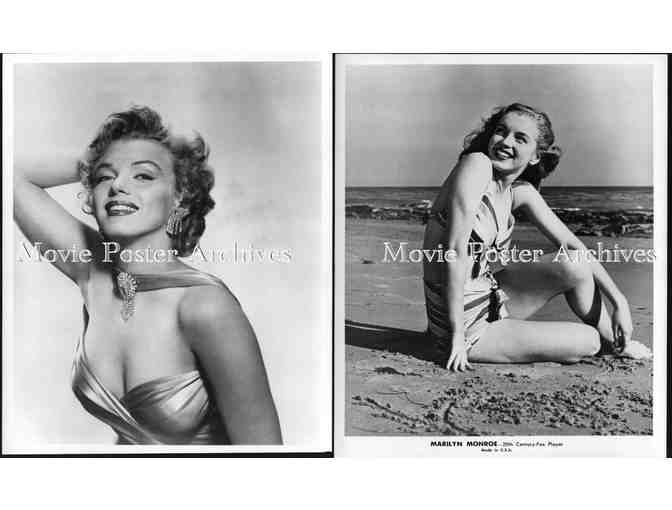 MARILYN MONROE, group of black and white classic celebrity portraits, stills or photos