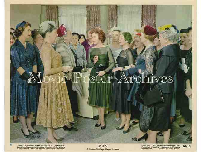 ADA, 1961, mini lobby card set, Susan Hayward, Dean Martin, Ralph Meeker