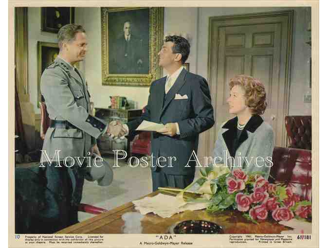 ADA, 1961, mini lobby card set, Susan Hayward, Dean Martin, Ralph Meeker