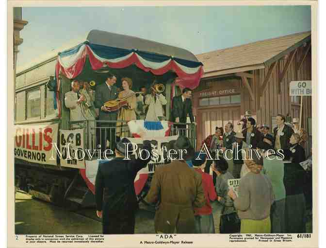 ADA, 1961, mini lobby card set, Susan Hayward, Dean Martin, Ralph Meeker