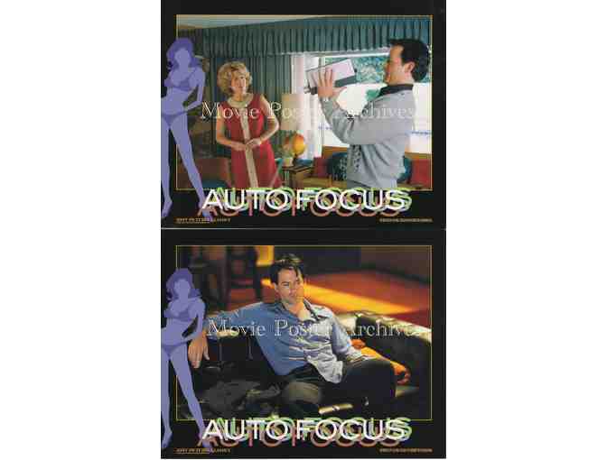 AUTO FOCUS, 2002, mini lobby card set, Greg Kinnear, Willem Dafoe, Rita Wilson