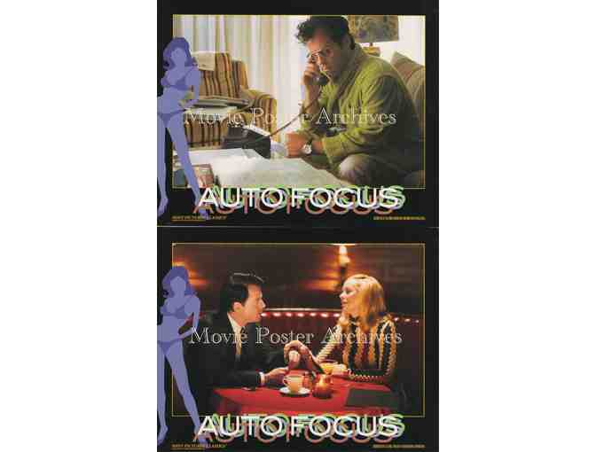 AUTO FOCUS, 2002, mini lobby card set, Greg Kinnear, Willem Dafoe, Rita Wilson