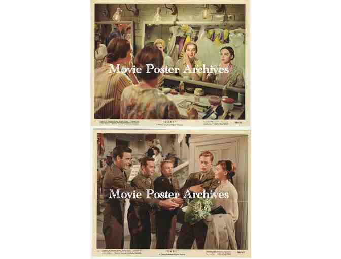 GABY, 1956, mini lobby card set, Leslie Caron, John Kerr, Cedric Hardwicke, James Best
