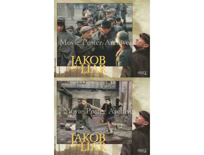 JAKOB THE LIAR, 1999, mini lobby card set, Robin Williams, Alan Arkin