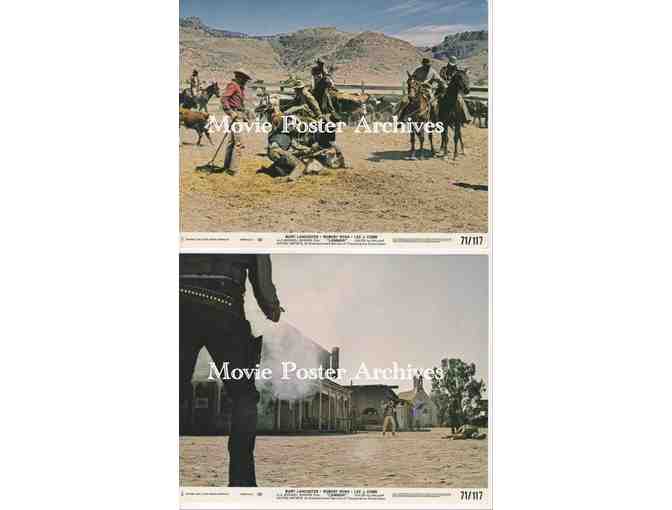 LAWMAN, 1971, mini lobby card set, Burt Lancaster, Robert Ryan, Lee J. Cobb, Robert Duvall