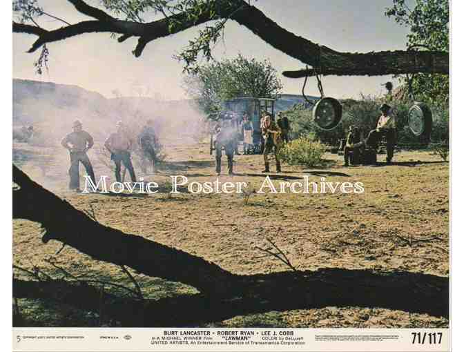 LAWMAN, 1971, mini lobby card set, Burt Lancaster, Robert Ryan, Lee J. Cobb, Robert Duvall