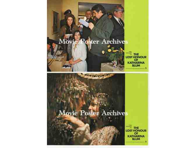 LOST HONOR OF KATHARINA BLUM, 1976, lobby card set, Angela Winkler, Jurgen Porchnow