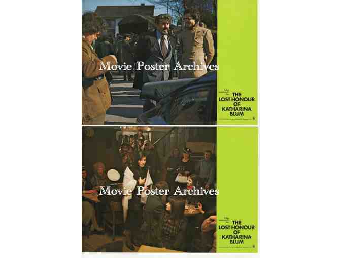 LOST HONOR OF KATHARINA BLUM, 1976, lobby card set, Angela Winkler, Jurgen Porchnow