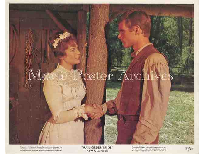 MAIL-ORDER BRIDE, 1964, mini lobby card set, Buddy Ebsen, Lois Nettleton, Barbara Luna.