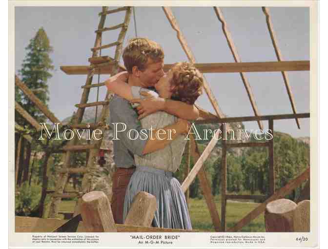 MAIL-ORDER BRIDE, 1964, mini lobby card set, Buddy Ebsen, Lois Nettleton, Barbara Luna.