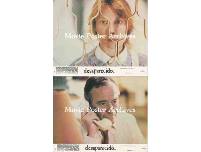MISSING, 1982, mini lobby card set, Jack Lemmon, Sissy Spacek, Melanie Mayron, John Shea