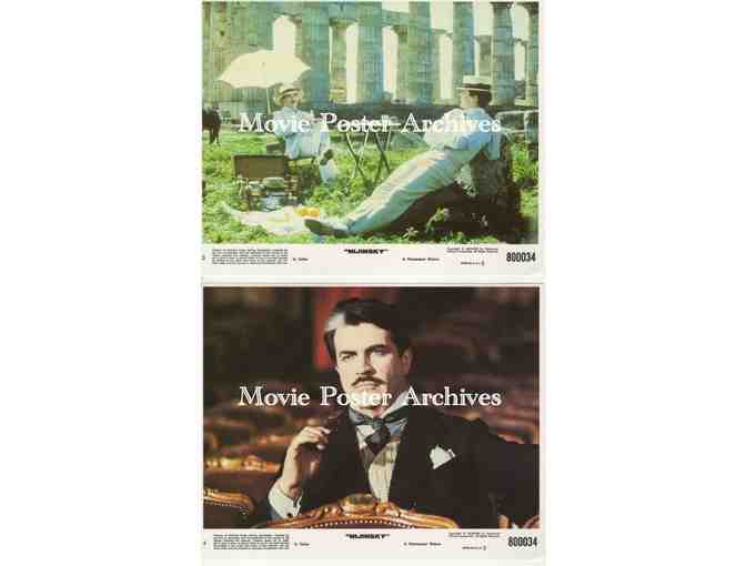 NIJINSKY, 1980, mini lobby card set, Alan Bates, Leslie Browne, Jeremy Irons