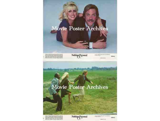 NOTHING PERSONAL, 1980, mini lobby card set, Donald Sutherland, Suzanne Somers