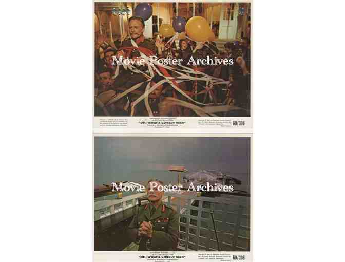 OH WHAT A LOVELY WAR, 1969, mini lobby card set, Dirk Bogarde, Laurence Olivier