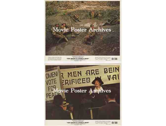 OH WHAT A LOVELY WAR, 1969, mini lobby card set, Dirk Bogarde, Laurence Olivier