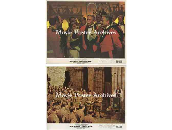 OH WHAT A LOVELY WAR, 1969, mini lobby card set, Dirk Bogarde, Laurence Olivier