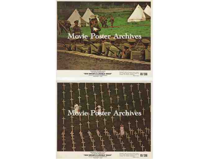 OH WHAT A LOVELY WAR, 1969, mini lobby card set, Dirk Bogarde, Laurence Olivier