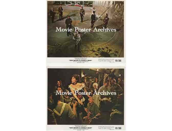OH WHAT A LOVELY WAR, 1969, mini lobby card set, Dirk Bogarde, Laurence Olivier