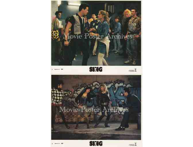 SING, 1989, mini lobby card set, Lorraine, Bracco, Patti LaBelle, Jessica Steen