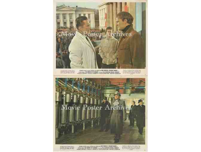 HEROES OF TELEMARK, 1966, mini lobby card set, Kirk Douglas, Richard Harris