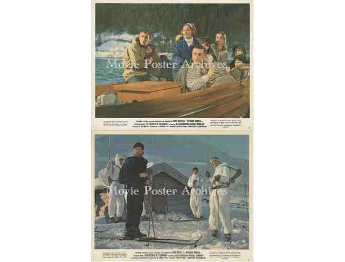 HEROES OF TELEMARK, 1966, mini lobby card set, Kirk Douglas, Richard Harris