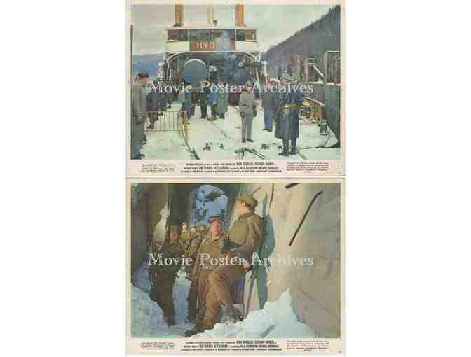 HEROES OF TELEMARK, 1966, mini lobby card set, Kirk Douglas, Richard Harris