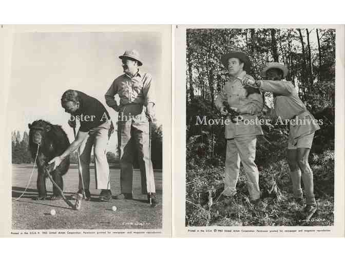 CALL ME BWANA, 1963, movie stills, Bob Hope, Anita Ekberg, Edie Adams, Arnold Palmer.