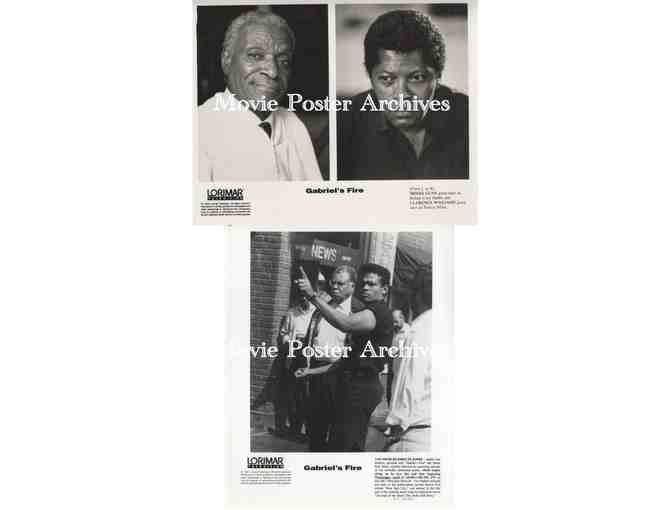 GABRIELS FIRE, tv stills, James Earl Jones, Madge Sinclair, Laila Robins, Dylan Walsh