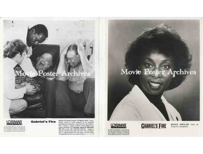 GABRIELS FIRE, tv stills, James Earl Jones, Madge Sinclair, Laila Robins, Dylan Walsh