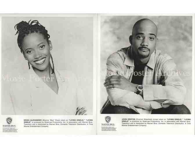 LIVING SINGLE, tv stills, Queen Latifah, Kim Coles, Erika Alexander, John Henton