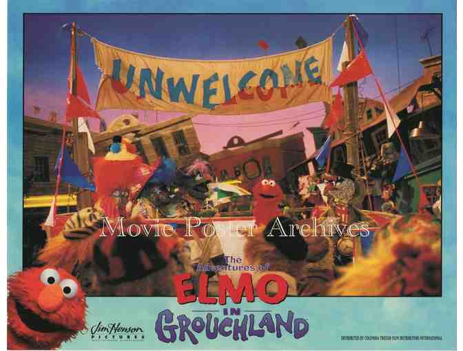 ADVENTURES OF ELMO IN GROUCHLAND, 1999, mini lobby card set, Mandy Patinkin
